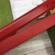 Replica Gucci Thin Belt with G buckle 655566 Red