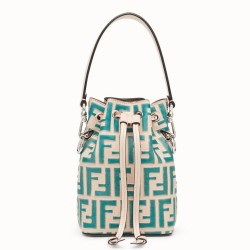 Replica FF Mon Tresor Mini Bucket Bag Nude Calfskin