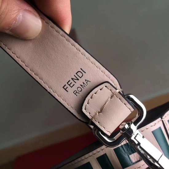 Replica FF Mon Tresor Mini Bucket Bag Nude Calfskin