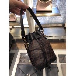Replica Mon Tresor Mini Bucket Bag In Tech Mesh