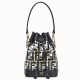 Replica Mon Tresor Mini Bucket Bag Transparent PU Black