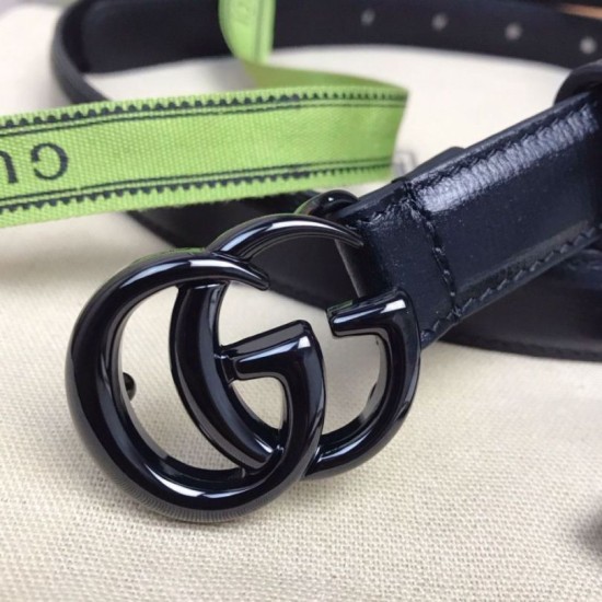 Replica Gucci Marmont thin belt 409417 20mm