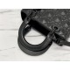 Replica Christian Dior Medium Lady Dior My Abcdior Bag Black Cannage Calfskin with Diamond Motif Fake Christian Dior Medium Lady Dior My Abcdior Bag Black Cannage Calfskin with Diamond Motif Replica