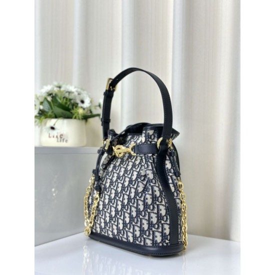 Replica Christian Dior Medium C'est Dior Bag Blue Dior Oblique Jacquard Fake Christian Dior Medium C'est Dior Bag Blue Dior Oblique Jacquard Replica