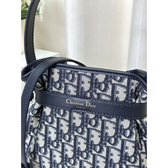 Replica Christian Dior Medium C'est Dior Bag Blue Dior Oblique Jacquard Fake Christian Dior Medium C'est Dior Bag Blue Dior Oblique Jacquard Replica
