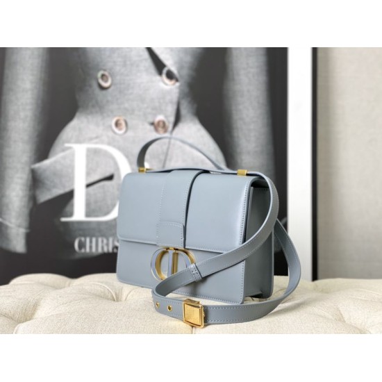 Fake Christian Dior 30 Montaigne Bag Latte Box Calfskin Light Blue Replica Replica Christian Dior 30 Montaigne Bag Latte Box Calfskin Light Blue