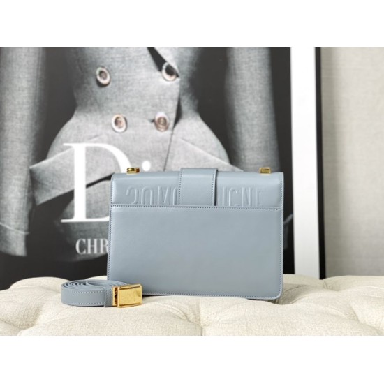 Fake Christian Dior 30 Montaigne Bag Latte Box Calfskin Light Blue Replica Replica Christian Dior 30 Montaigne Bag Latte Box Calfskin Light Blue