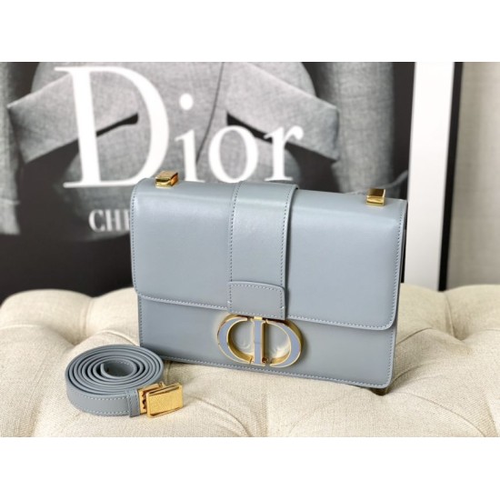 Fake Christian Dior 30 Montaigne Bag Latte Box Calfskin Light Blue Replica Replica Christian Dior 30 Montaigne Bag Latte Box Calfskin Light Blue
