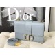 Fake Christian Dior 30 Montaigne Bag Latte Box Calfskin Light Blue Replica Replica Christian Dior 30 Montaigne Bag Latte Box Calfskin Light Blue