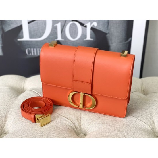 Replica Christian Dior 30 Montaigne Bag Latte Box Calfskin Orange Replica Christian Dior 30 Montaigne Bag Latte Box Calfskin Orange