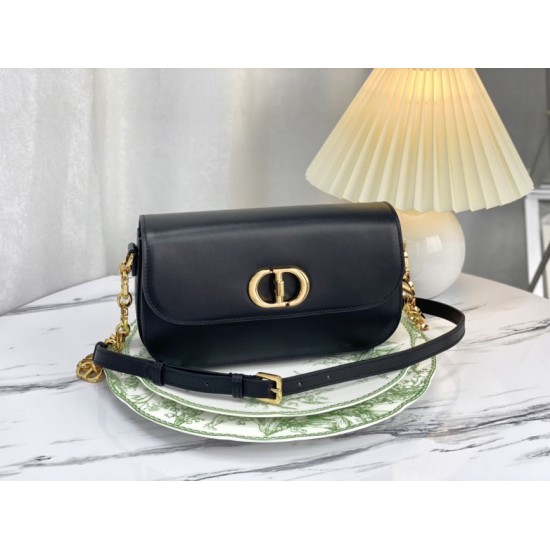 Fake Christian Dior 30 Montaigne Avenue Bag Black Box Calfskin Replica Replica Christian Dior 30 Montaigne Avenue Bag Black Box Calfskin