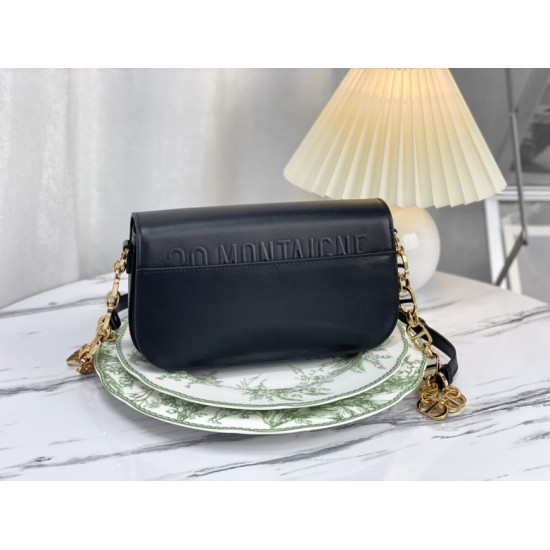 Fake Christian Dior 30 Montaigne Avenue Bag Black Box Calfskin Replica Replica Christian Dior 30 Montaigne Avenue Bag Black Box Calfskin
