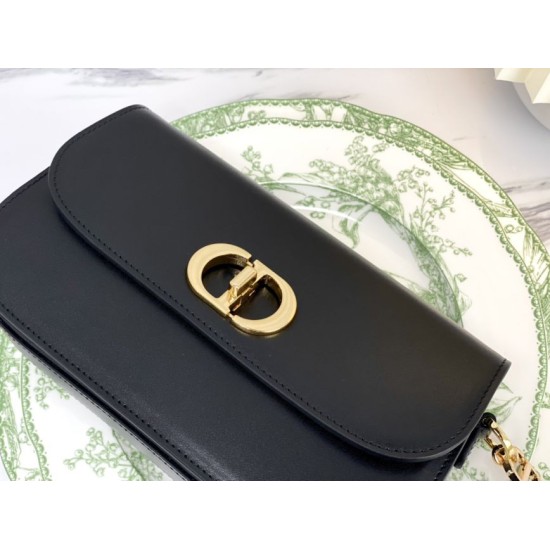 Fake Christian Dior 30 Montaigne Avenue Bag Black Box Calfskin Replica Replica Christian Dior 30 Montaigne Avenue Bag Black Box Calfskin