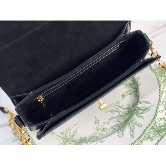 Fake Christian Dior 30 Montaigne Avenue Bag Black Box Calfskin Replica Replica Christian Dior 30 Montaigne Avenue Bag Black Box Calfskin