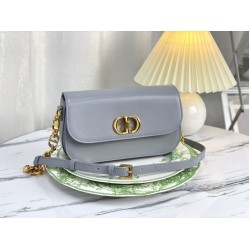 Replica Christian Dior 30 Montaigne Avenue Bag Gray Box Calfskin Replica Christian Dior 30 Montaigne Avenue Bag Gray Box Calfskin