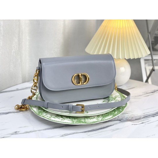 Replica Christian Dior 30 Montaigne Avenue Bag Gray Box Calfskin Replica Christian Dior 30 Montaigne Avenue Bag Gray Box Calfskin