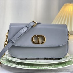 Replica Christian Dior 30 Montaigne Avenue Bag Gray Box Calfskin