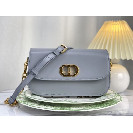 Replica Christian Dior 30 Montaigne Avenue Bag Gray Box Calfskin Replica Christian Dior 30 Montaigne Avenue Bag Gray Box Calfskin