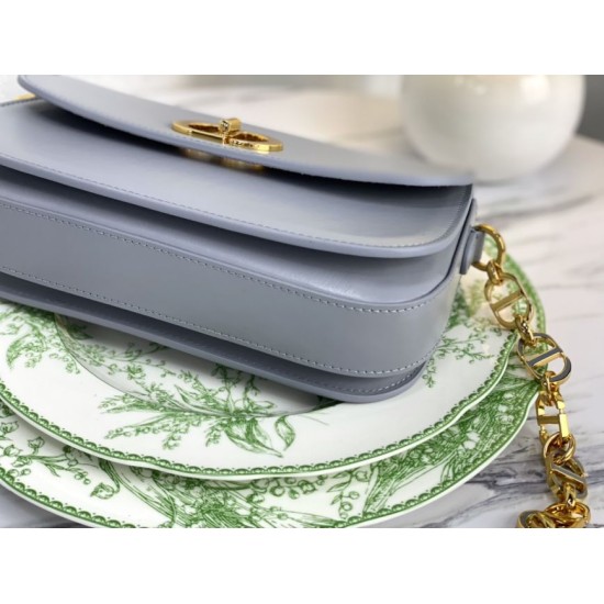 Replica Christian Dior 30 Montaigne Avenue Bag Gray Box Calfskin Replica Christian Dior 30 Montaigne Avenue Bag Gray Box Calfskin
