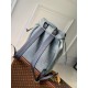 Replica Louis Vuitton M22534 LV Montsouris Backpack Washed Denim Blue Fake Louis Vuitton M22534 LV Montsouris Backpack Washed Denim Blue Replica