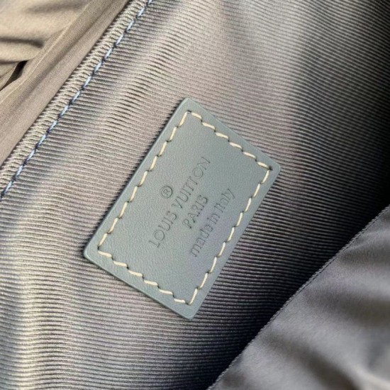 Replica Louis Vuitton M22534 LV Montsouris Backpack Washed Denim Blue Fake Louis Vuitton M22534 LV Montsouris Backpack Washed Denim Blue Replica