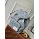 Replica Louis Vuitton M22534 LV Montsouris Backpack Washed Denim Blue Fake Louis Vuitton M22534 LV Montsouris Backpack Washed Denim Blue Replica