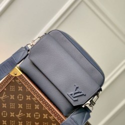 Fake Louis Vuitton Fastline Messenger LV Aerogram Bag M22611 Blue Replica
