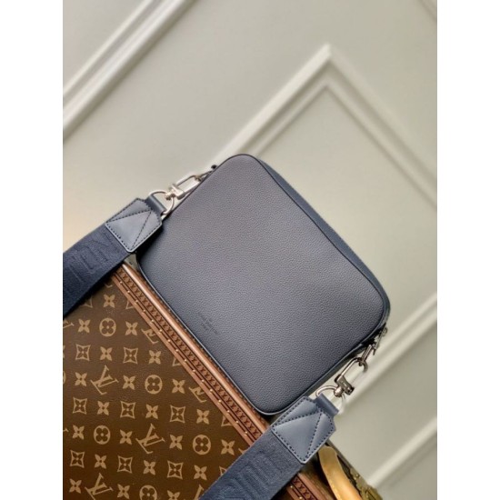 Fake Louis Vuitton Fastline Messenger LV Aerogram Bag M22611 Blue Replica