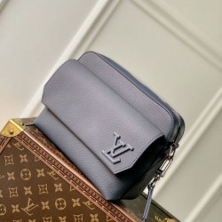 Fake Louis Vuitton Fastline Messenger LV Aerogram Bag M22611 Blue Replica