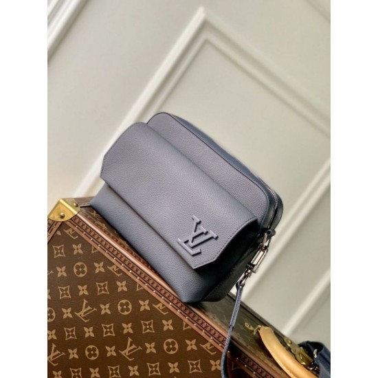 Fake Louis Vuitton Fastline Messenger LV Aerogram Bag M22611 Blue Replica