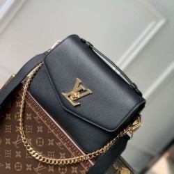 Replica Louis Vuitton Oxford Lockme Handbags M22735 Black