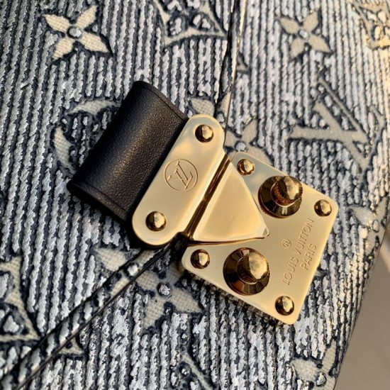 Replica Louis Vuitton LV M22834 Pochette Métis East West Bag Blue Fake Louis Vuitton LV M22834 Pochette Métis East West Bag Blue Replica