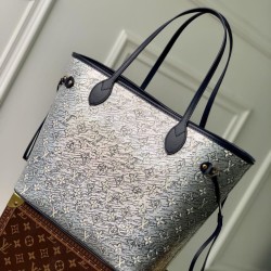 Replica Louis Vuitton LV M22921 Neverfull MM Bag Bule