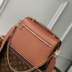 Replica Louis Vuitton Oxford Lockme Handbags M22952 Cognac