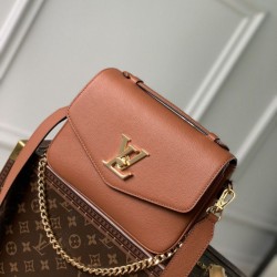 Replica Louis Vuitton Oxford Lockme Handbags M22952 Cognac