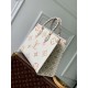 Fake Louis Vuitton OnTheGo MM Bag M22975 Beige Replica