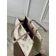 Fake Louis Vuitton OnTheGo MM Bag M22975 Beige Replica