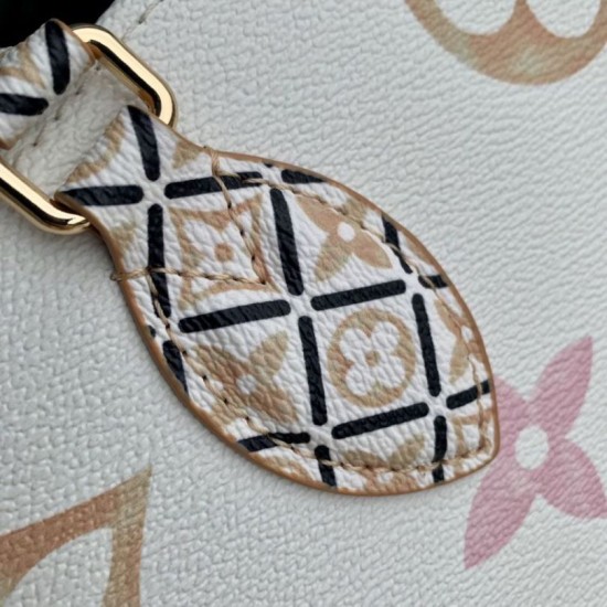 Fake Louis Vuitton OnTheGo MM Bag M22975 Beige Replica