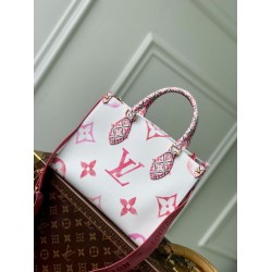 Fake Louis Vuitton OnTheGo PM Bag M22976 Rose Replica