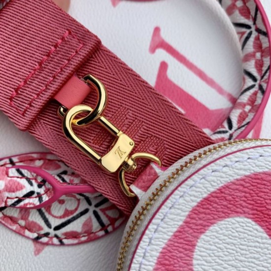 Replica Louis Vuitton OnTheGo PM Bag M22976 Rose Fake Louis Vuitton OnTheGo PM Bag M22976 Rose Replica