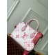Replica Louis Vuitton OnTheGo PM Bag M22976 Rose Fake Louis Vuitton OnTheGo PM Bag M22976 Rose Replica