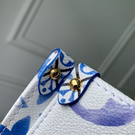 Replica Louis Vuitton OnTheGo PM Bag M22976 Blue Replica Louis Vuitton OnTheGo PM Bag M22976 Blue