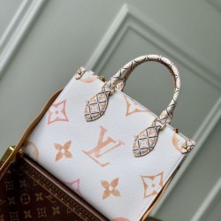 Fake Louis Vuitton OnTheGo PM Bag M22976 Beige Replica