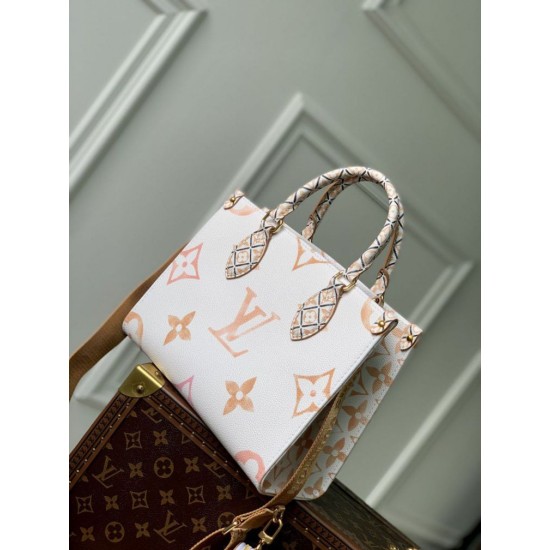 Replica Louis Vuitton OnTheGo PM Bag M22976 Beige Fake Louis Vuitton OnTheGo PM Bag M22976 Beige Replica