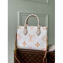 Fake Louis Vuitton OnTheGo PM Bag M22976 Beige Replica