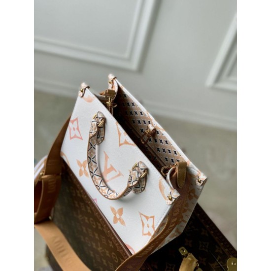 Replica Louis Vuitton OnTheGo PM Bag M22976 Beige Fake Louis Vuitton OnTheGo PM Bag M22976 Beige Replica