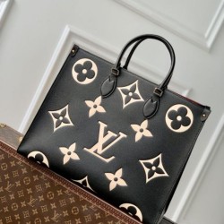 Fake Louis Vuitton Onthego GM Tote Bag M45945 Bicolor Monogram Replica