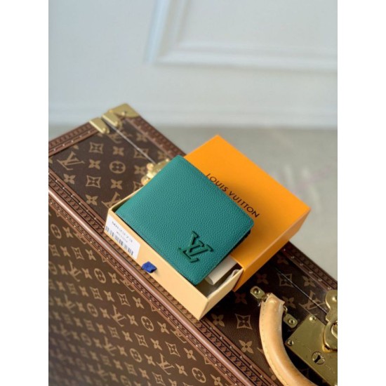 Replica Louis Vuitton Multiple Wallet LV Aerogram M82273 Green