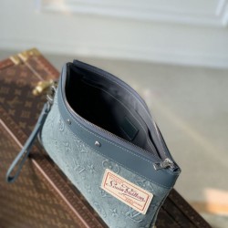 Replica Louis Vuitton Pochette To-Go Monogram Washed Denim Bag M82313