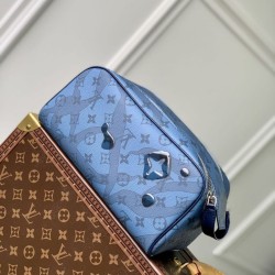 Replica Louis Vuitton M82337 LV Dopp Kit Abyss Bag Blue